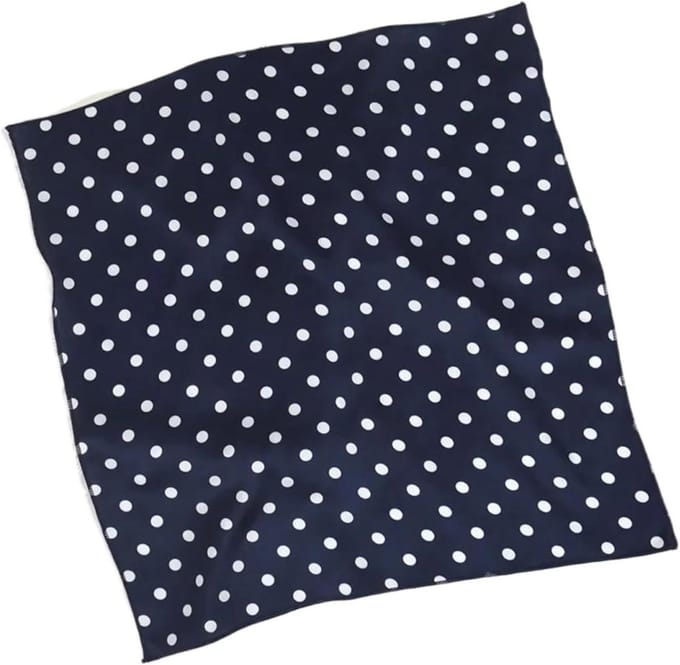 Vierkante Sjaal - Haarband Bandana - Dagelijkse Accessoires - Bedrukt Polyester - 50 cm - Stippen