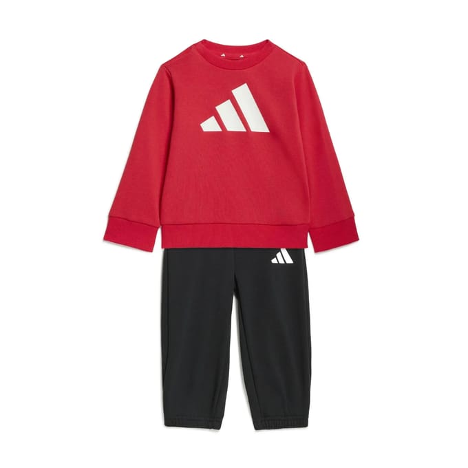 Adidas Essentials Joggers Set Rood 9-12 Months Kinderen