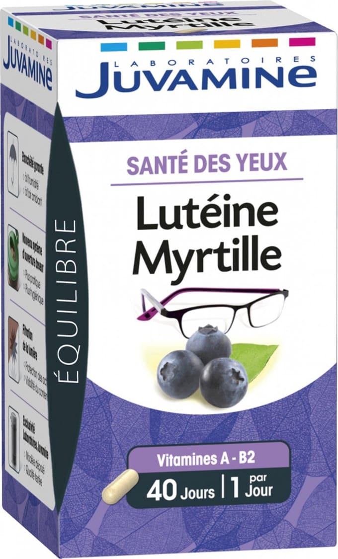 Juvamine Eye Health Bosbes Luteïne 40 Tabletten