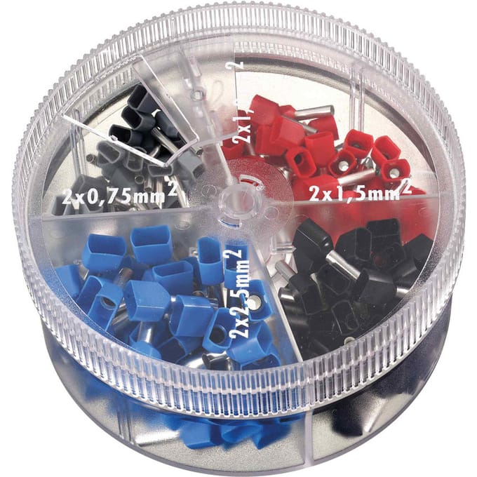 Conex Twin Draad Ferrule Assortiment Kit - Ce520201 [200 Stukken]