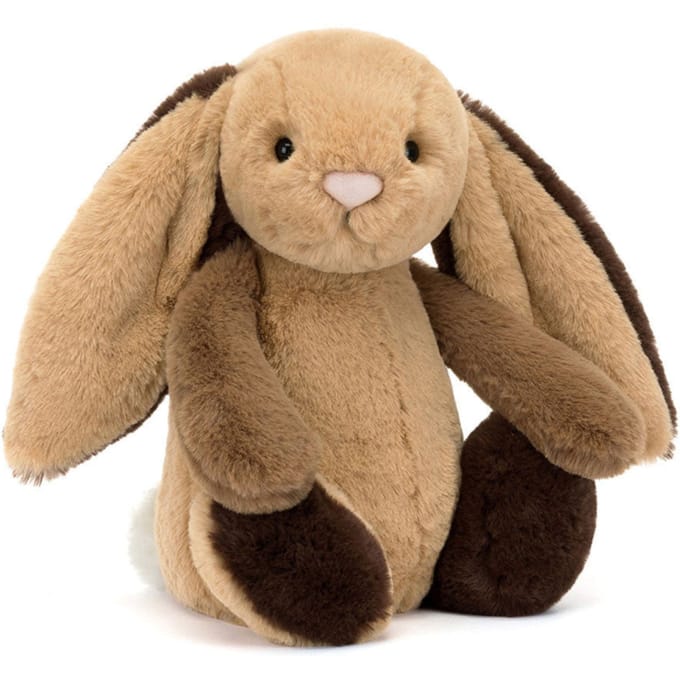 Jellycat knuffel Bashful Patchwork Brown Bunny