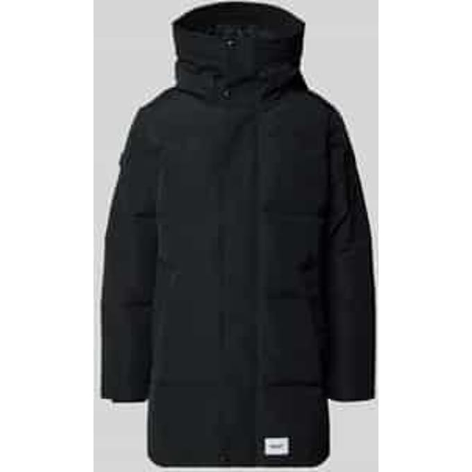 Regular fit buffer jacket met logopatch model 'Zeno'