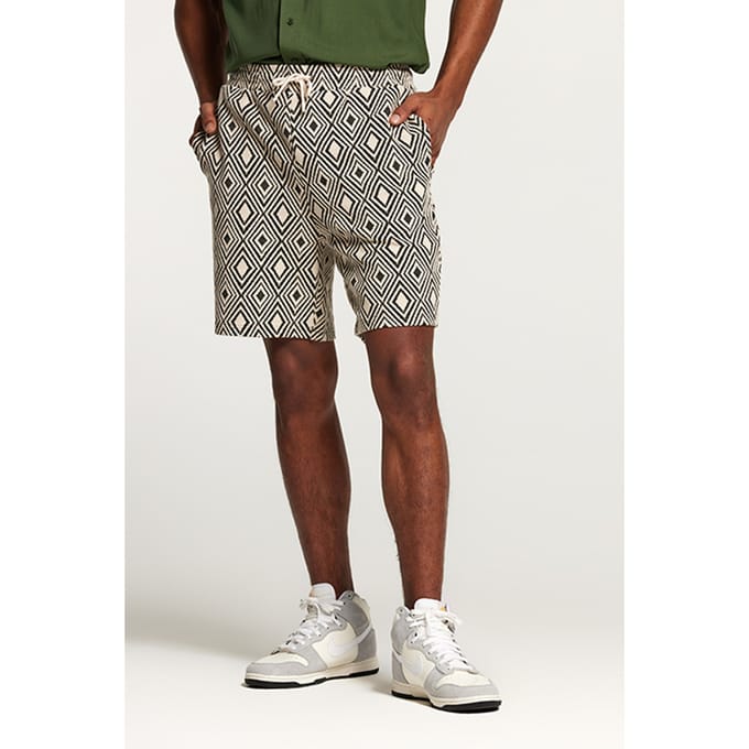 Shiwi Men Intarsia Shorts Black Maat: S | Korte Broeken Outlet | Heren | Zwart