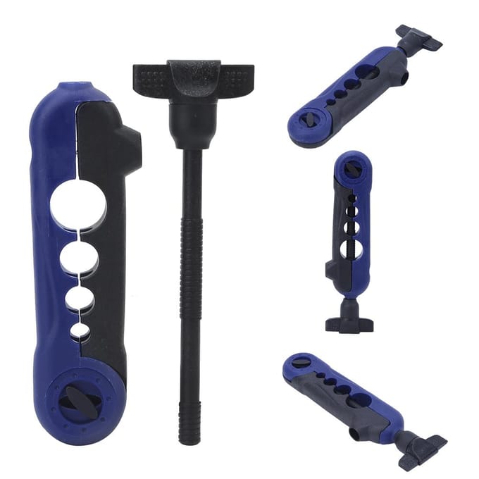 Mini Draagbare Universele Vislijn Spoeler Reel Winder Vis Gereedschap Wikkelaccessoire black