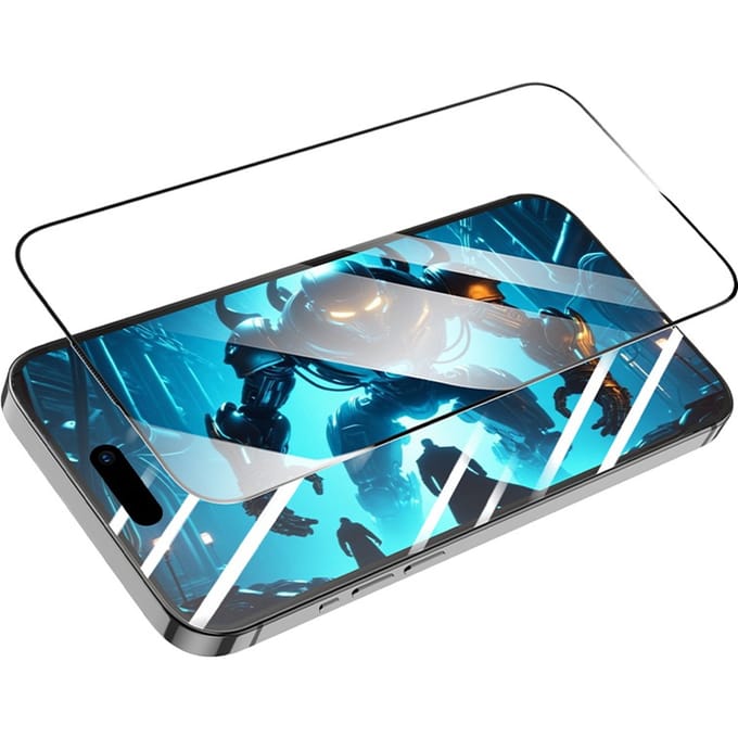 Screenprotector - Geschikt voor iPhone 16 Plus en iPhone 15 Plus - Tempered Glass