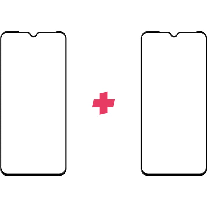 DuoPack: Xiaomi Mi 9 Lite screenprotector gehard glas Edge to Edge