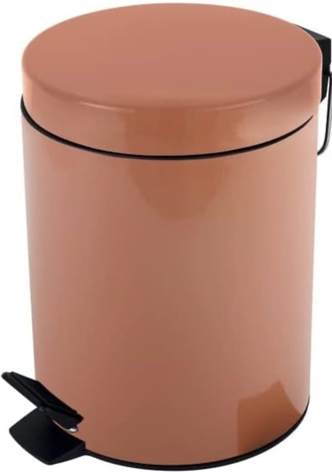 Pedaalemmer - Afvalbak - Ruimte Opruimen - Verwijderbare Binnenemmer - 3 Liter - Terracotta