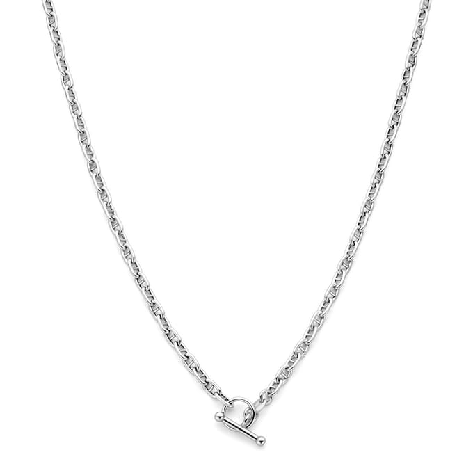 Collier marine ronde buis 3,9 mm 42 cm kapittelslot