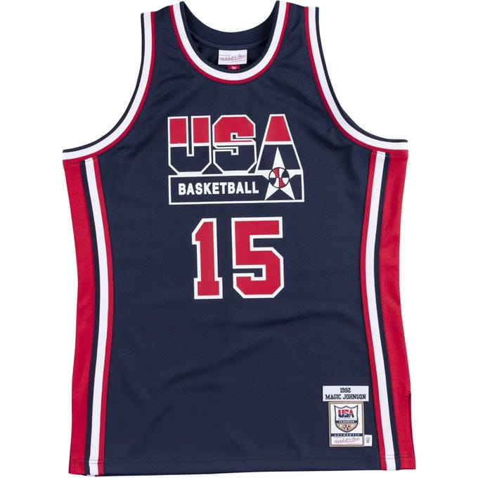 Authentieke Team USA shirt Magic Johnson