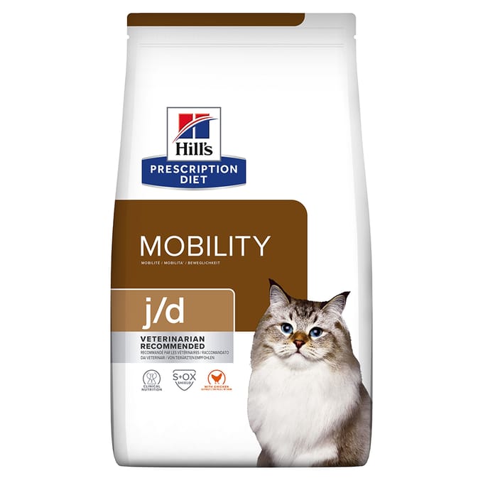 Hill´s Prescription Diet Feline j/d Joint Care Kattenvoer met Kip - Voordeelpakket 3 x 3 kg