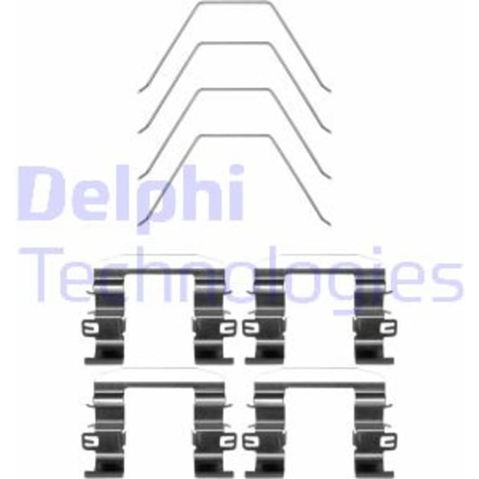 Toebehorenset, schijfremblok DELPHI LX0669