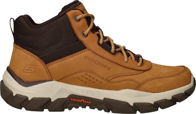 Skechers Santoro Hopkins Veterboots - Heren - Bruin - Maat:40