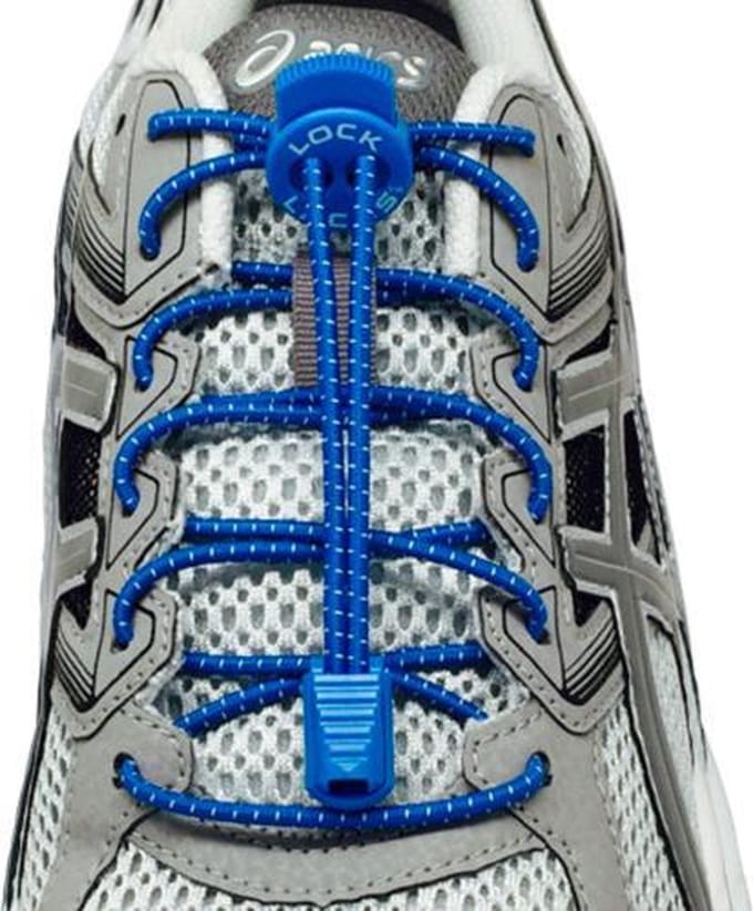 Lock Laces Blauw - Elastische schoenveters - Hardlopen