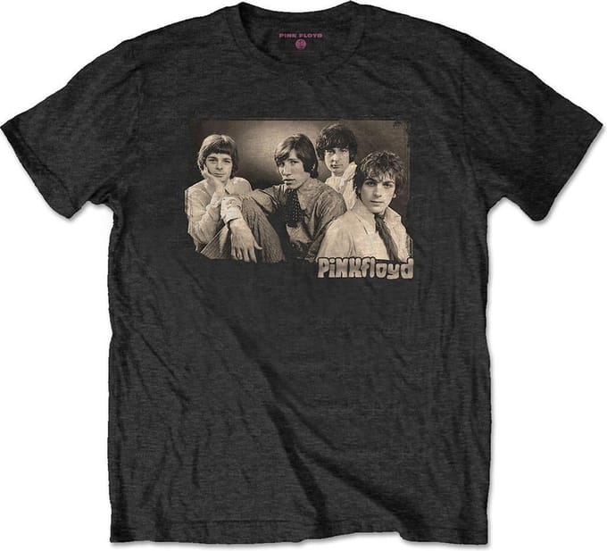 Pink Floyd - Sepia Cravats Heren T-shirt - M - Zwart