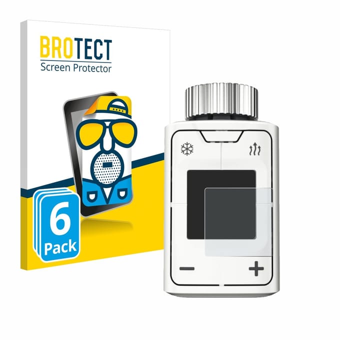 BROTECT - Screenprotector voor AVM FRITZ!DECT 302 - Folie Beschermfolie matte 6 Stuks