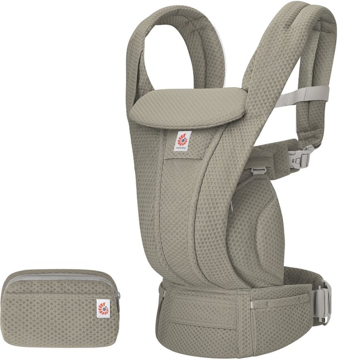 Ergobaby Omni Deluxe Mesh Draagzak - Soft Olive