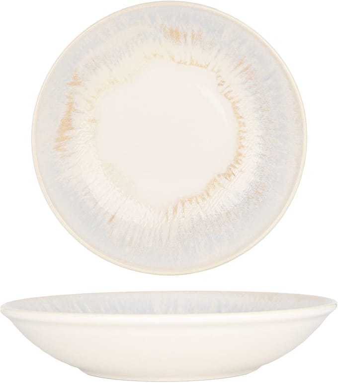 By Bone Diepbord - Wave - Porselein - 23 cm (1000cc) - set van 6