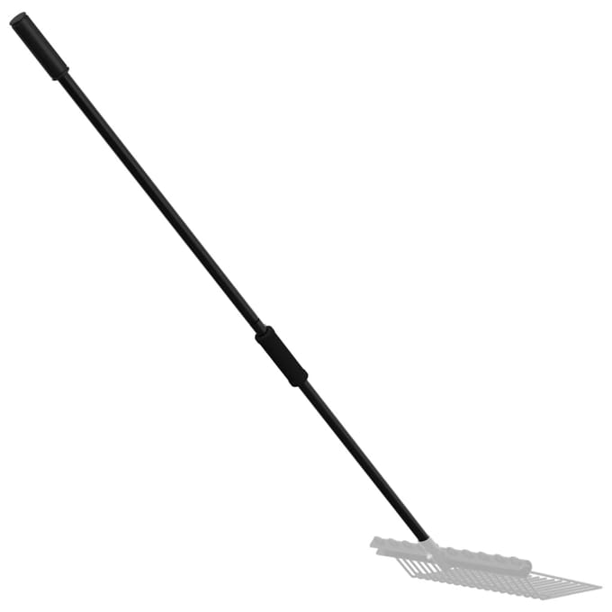 vidaXL - Hooivorksteel - Ø3,5x127,5 - cm - zwart - staal