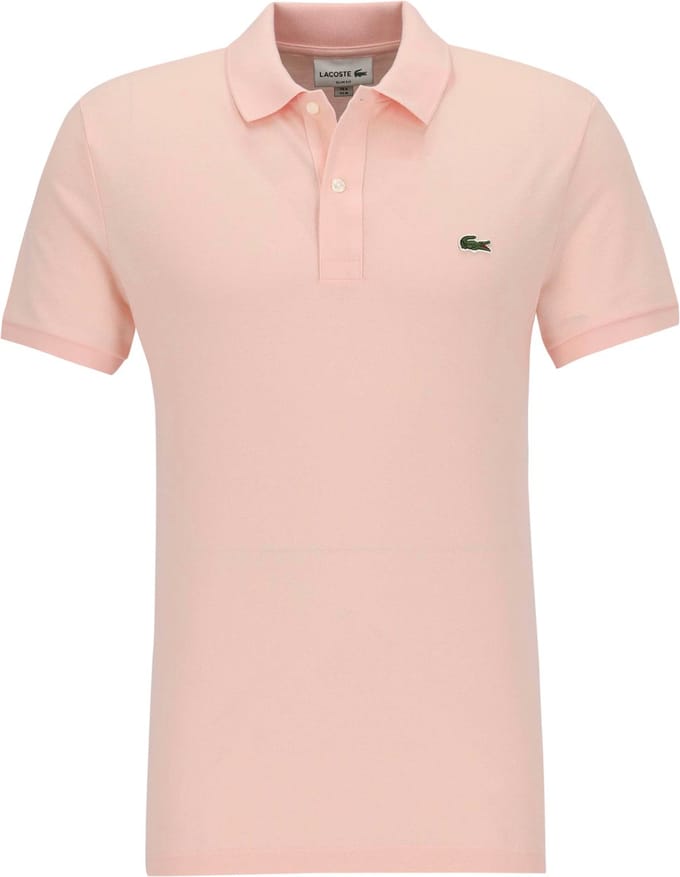 Lacoste Slim Fit polo - Miami pastelroze