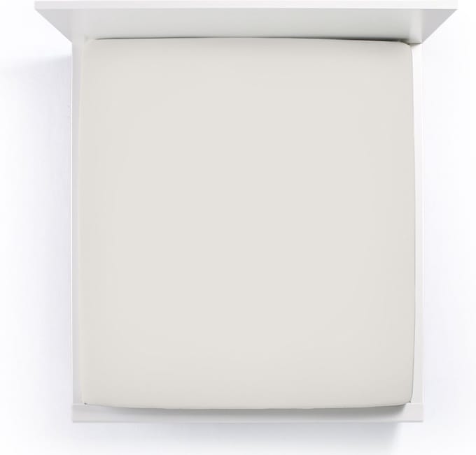 Bella Donna Topperhoeslaken - Parelgrijs - 90x200cm