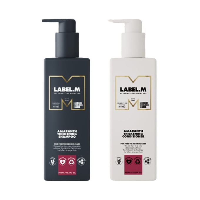 Label.m Amaranth Thickening Shampoo 1000ml + Conditioner 1000ml