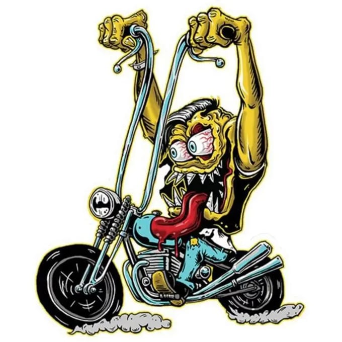 Stickers Lethal Threat Biker Monster