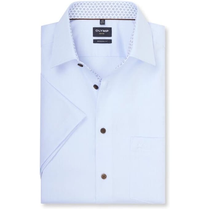 OLYMP Luxor Overhemd, Modern Fit, New Kent, Bleu