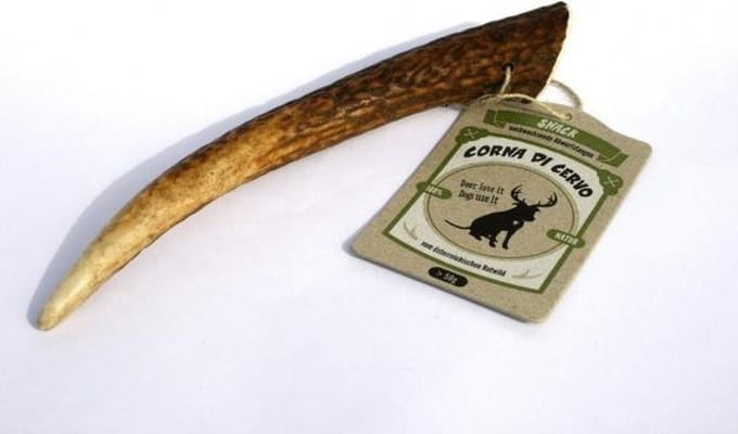 Hirschalm Kau-Stix - Hertengewei - >50g - S Heel