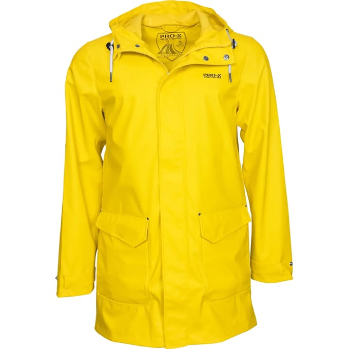 Pro-X Elements - XPlus stretch regenjas voor heren - Amrum - Geel - maat M