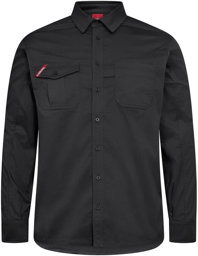 Engel Extend overhemd met stretchstof 7185-812 - Anthracite Grey - 5XL