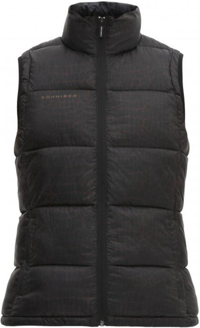 Röhnisch Avery Bodywarmer - Brown Crocco - Maat M