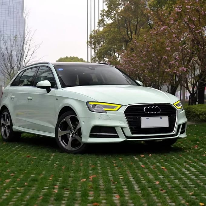 XEOD Gele LED DRL modules geschikt voor Audi A3 - Voor Xenon koplampen - 4 stuks - Complete set
