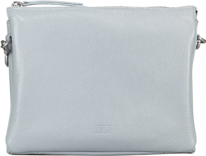JOST Leren schoudertas Vika Shoulder Bag Misty Blue blauwgrijs
