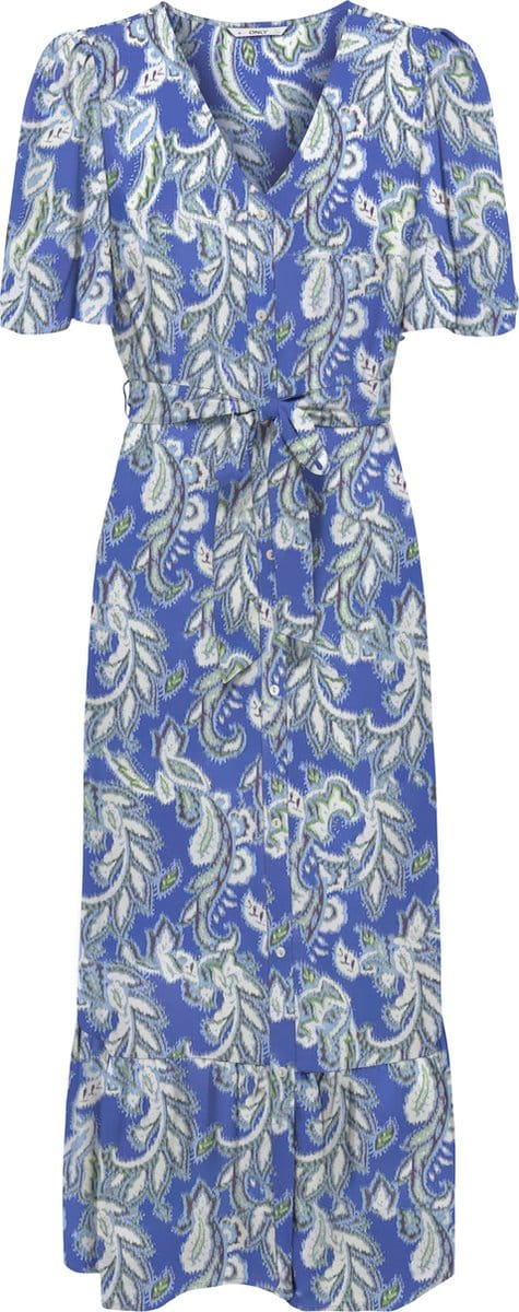 ONLY - ONLALMA LIFE VIS S/S EMILY DRESS AOP - Meisjes - Maxi jurken
