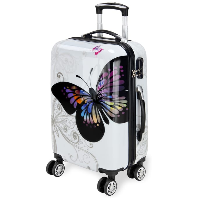 Monzana Hard case koffer Vlinder M polycarbonaat 42L 56x37x23cm