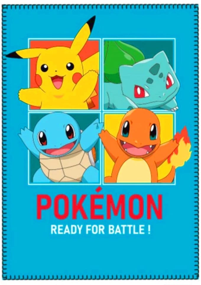 Pokémon - fleece deken 100x140cm (plaid)