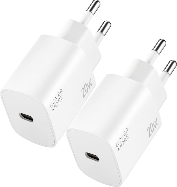 20w usb C adapter - Snellader - 2 stuks - 20 watt vermogen - Power delivery - Snelladen - Voor smartphone, tablet - Wit