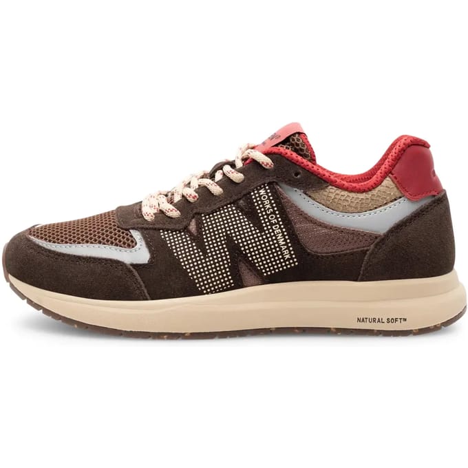 Woden Rigmor Open Mesh Sneakers bruin - Maat 37