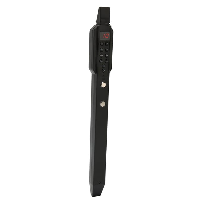 Digitaal Blaasinstrument MIDI-connectiviteit 10 Tonen Oplaadbaar Mini Elektronisch Blaasinstrument zwart
