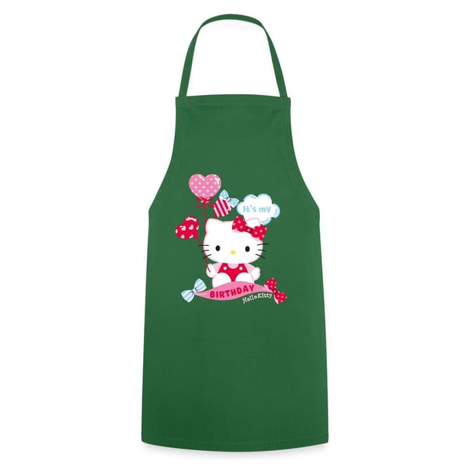 Hello Kitty Met Ballonnen Jarig Ontwerp Keukenschort