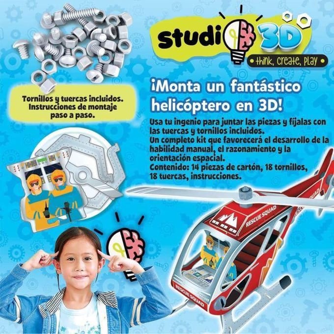 3d helikopter spellen Educa Construcción Studio