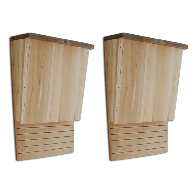vidaXL - Vleermuizenkasten - 2 - st - 22x12x34 - cm