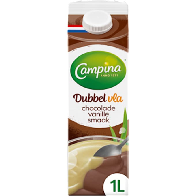Dubbelvla chocola vanille