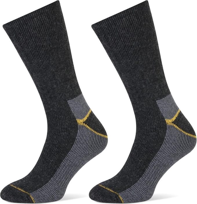STAPP - 6-Pack - Thermo Werksokken - Extra Stevig - Stapp Yellow - Heren / Dames - antraciet - 47-50 - 4420