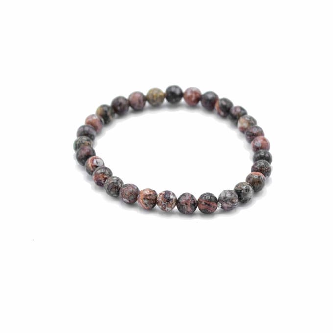 Edelsteen Manifestatie Armband - Leeuwenhuid - Moed
