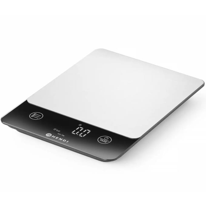 HENDI Keukenweegschaal – waterdicht – LED-display – 10 kg – USB-oplaadbaar