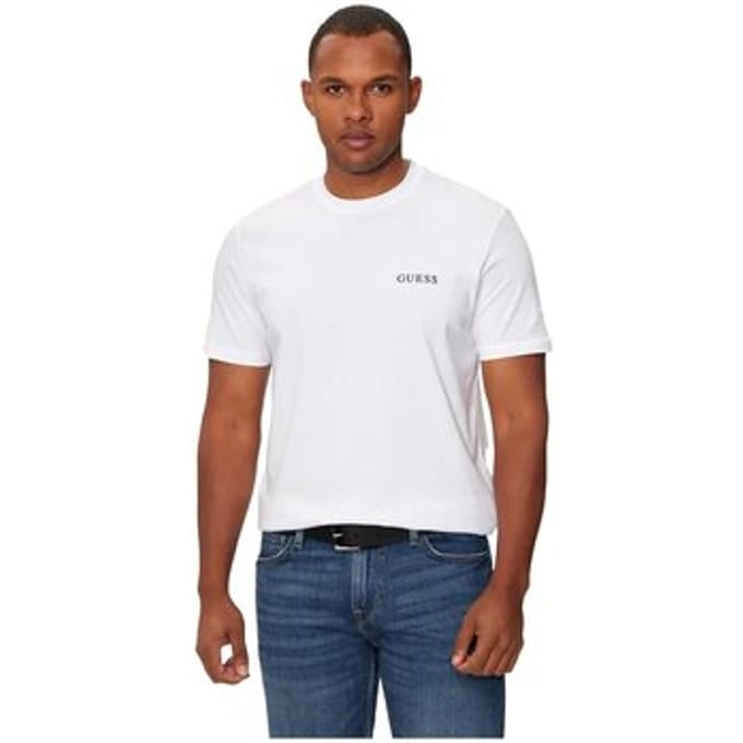 T-shirt Korte Mouw Guess T-shirts--Mannen