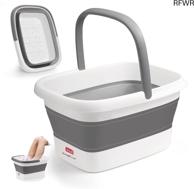 RFWR® Opvouwbaar Voetbad met Massagefuncties en Handvat
