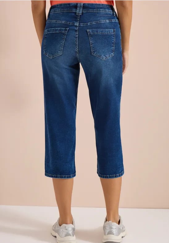 Wide Legs 3/4 jeans in Loose Fit