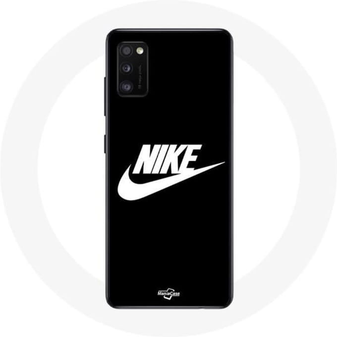 Coque pour Samsung Galaxy S20 plus Nike Logo blanc fond Noir